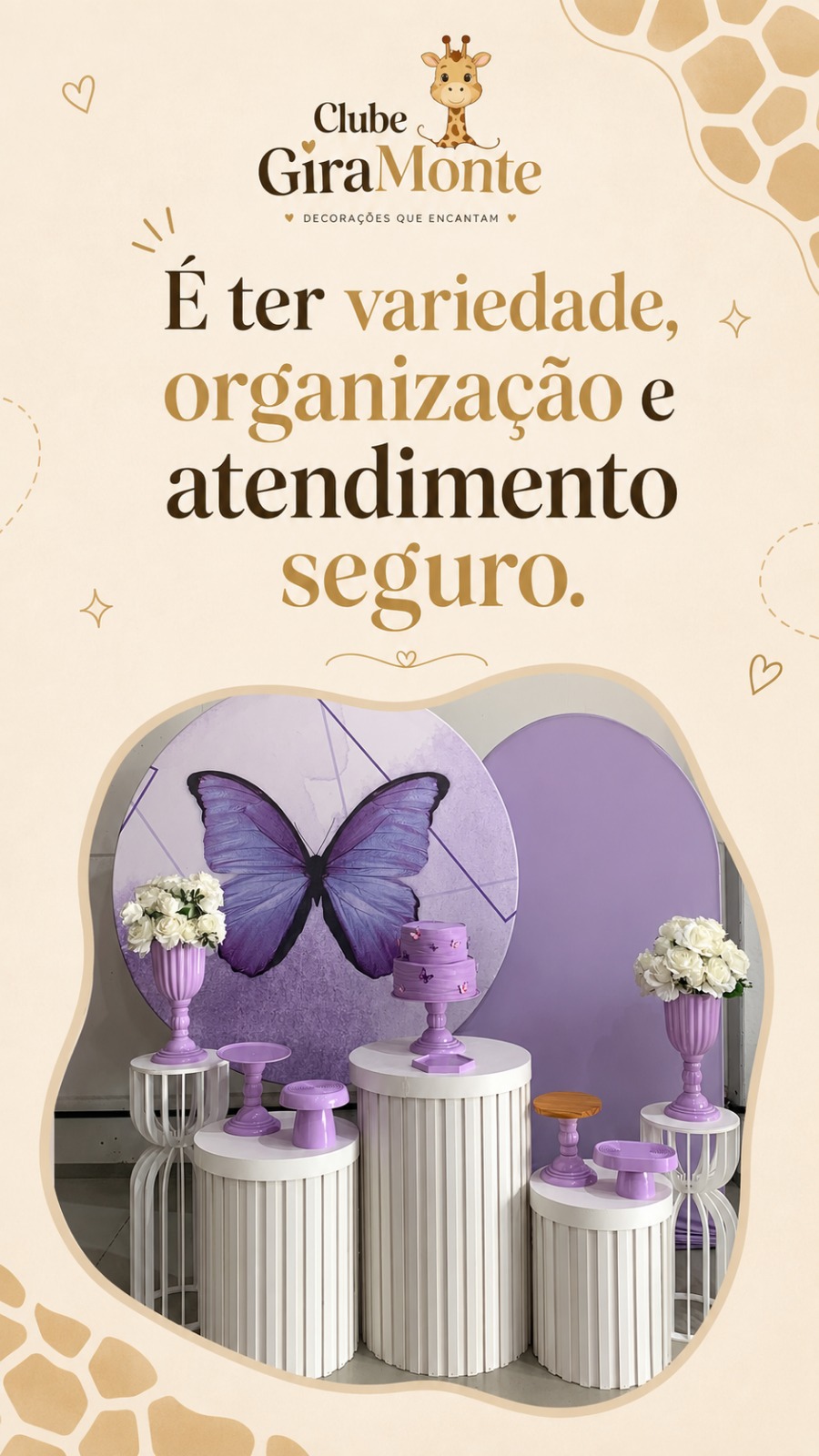 É ter variedade, organização e atendimento seguro